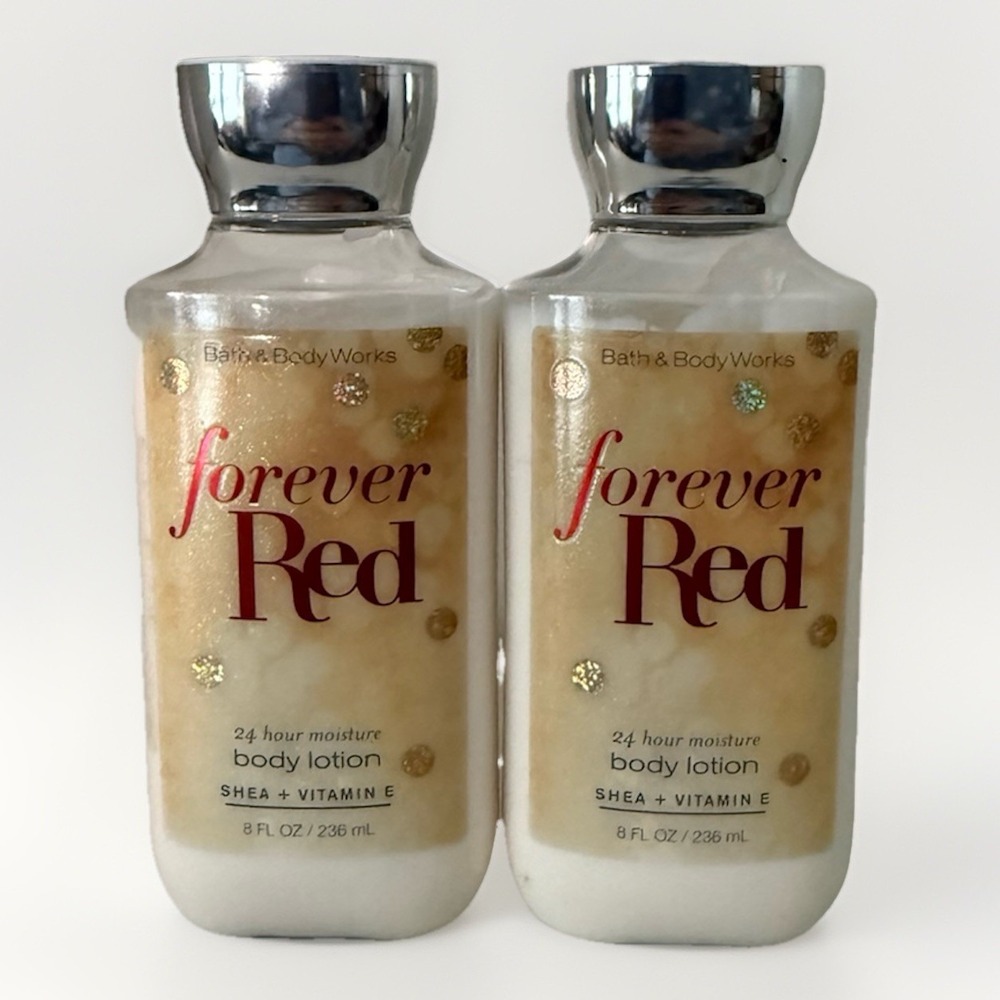 Bath & Body Works Forever Red Body Lotion 8 oz NEW Lot of 2